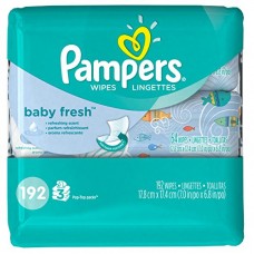 Deals, Discounts & Offers on Personal Care Appliances - Pampers Baby Fresh Wipes 3X Travel Pack 192 Count