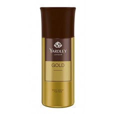 Deals, Discounts & Offers on Personal Care Appliances - Yardley London Gold Body Spray For Men, 150ml