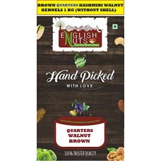 Deals, Discounts & Offers on  - ENGLISH NUTS 100% Organic Quarter Kashmiri Walnuts KERNELS - 1KG ( Pack of 4 X 250 GMS ) VACCCUM Packed