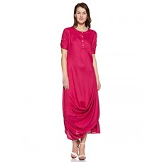 Deals, Discounts & Offers on  - [Size 34] BIBA Synthetic Bubble Hem Dress