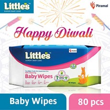 Deals, Discounts & Offers on  - Little's Soft Cleansing Baby Wipes with Aloe Vera, Jojoba Oil and Vitamin E (80 Wipes)