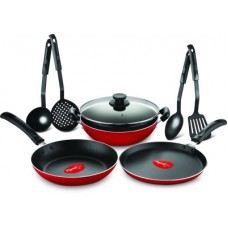 Pigeon Mio Cookware Set(Aluminium, 8 - Piece) Pigeon Mio Cookware Set(Aluminium, 8 - Piece)