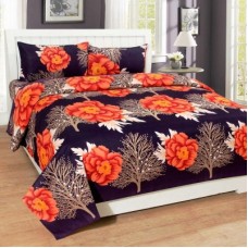 Panipat Textile Hub 140 TC Microfiber Double 3D Printed Bedsheet(Pack of 1, Purple) Panipat Textile Hub 140 TC Microfiber Double 3D Printed Bedsheet(Pack of 1, Purple)