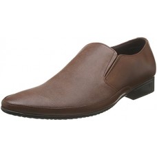 Deals, Discounts & Offers on  - [Size 8] BATA Men's Sboss Brown Leather Formal Shoes