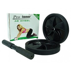 Deals, Discounts & Offers on  - Protoner EXWHEEL Plastic Double Exercise Wheel with Knee Mat