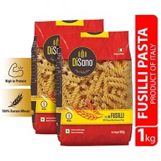 Deals, Discounts & Offers on Grocery & Gourmet Foods - DiSano Durum Wheat Pasta, Fusilli, 1 kg (2 x 500g)