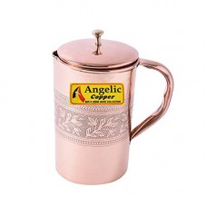 Deals, Discounts & Offers on Home & Kitchen - Angelic Copper Emborsed Jug, 1.5 litres, Brown
