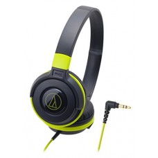 Deals, Discounts & Offers on  - Audio-Technica Street Monitoring ATH-S100BGR On-Ear Headphones Portable (Black/Green)