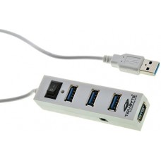 Deals, Discounts & Offers on  - PremiumAV 4-Port USB Hub (White)