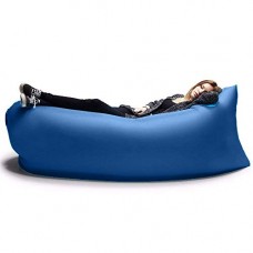 Deals, Discounts & Offers on  - BUYERZONE WITH BZ LOGO Nylon Fast Inflatable Portable Hangout Lazy Air Bag Sofa Bed (Random Colour, Medium)