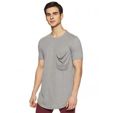 Deals, Discounts & Offers on  - [Size L] ABOF Men's Plain Slim Fit T-Shirt