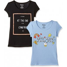 Deals, Discounts & Offers on  - [Size S] Honey by Pantaloons Women's Plain Regular Fit Top Pack of 2