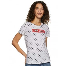 Deals, Discounts & Offers on  - [Size M] Honey by Pantaloons Women's Polka dot Regular fit Top