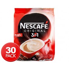 Deals, Discounts & Offers on Grocery & Gourmet Foods - Nescafe 3 in 1 Original Soluble Coffee Beverage, 30 Sachets Bag