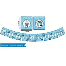 Deals, Discounts & Offers on  - Syga It's A Boy Baby Shower Party Decorative Banner, Blue
