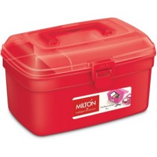 Deals, Discounts & Offers on Kitchen Containers - Milton Multi-Purpose Box - 1000 ml Plastic Utility Box(Red)