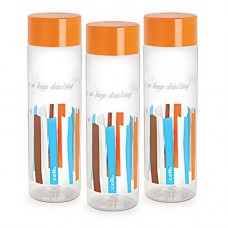 Deals, Discounts & Offers on Home & Kitchen - Cello Freezo PET Bottle Set, 1 Litre, Set of 3, Orange