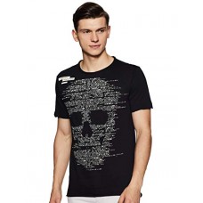 Deals, Discounts & Offers on  - ABOF Men's Printed Slim Fit T-Shirt