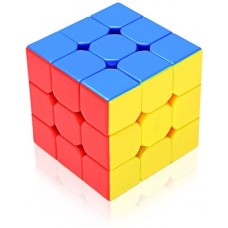 Deals, Discounts & Offers on Toys & Games - Emob Stickerless 3x3x3 High Speed Magic Rubik Cube Puzzle Toy(1 Pieces)