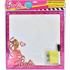 Deals, Discounts & Offers on Toys & Games - Barbie 2 in 1 Writing Board & Snakes & Ladders Board Game