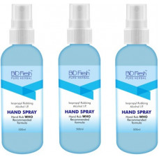 Deals, Discounts & Offers on  - Biofresh Spray ( Pack of 3 ) Hand Sanitizer Bottle(3 x 500 ml)