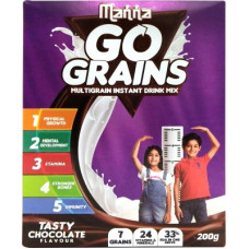 Deals, Discounts & Offers on Beverages - [Specific pincodes] Manna Multigrain Instant Drink Mix Chocolate Flavour(200 g)