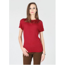 Deals, Discounts & Offers on Women - [Pre-Book] [Size S] Flying MachineSolid Women Round Neck Red T-Shirt