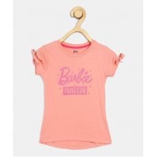 Deals, Discounts & Offers on Laptops - [Pre-Book] [Size 2- 4Y] BarbieBarbie Girls Casual Pure Cotton Top(Pink, Pack of 1)