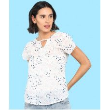 Deals, Discounts & Offers on Laptops - Ann SpringsCasual Cap Sleeve Printed Women Multicolor Top