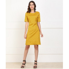 Deals, Discounts & Offers on Women - [Pre-Book Deal] [Size L, XL] ProvogueWomen Sheath Yellow Dress