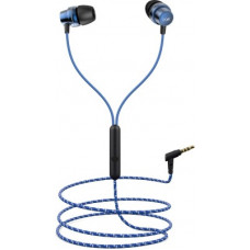 Deals, Discounts & Offers on Headphones - boAt BassHeads 182 Wired Headset(Jazzy Blue, Wired in the ear)