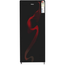 Deals, Discounts & Offers on Home Appliances - Haier 220 L Direct Cool Single Door 3 Star (2020) Refrigerator(Black Spiral, HRD-2203CSG-E)
