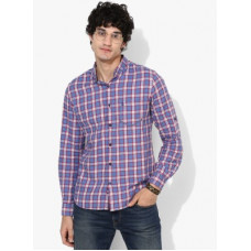 Deals, Discounts & Offers on Men - [Size 42, 44] United Colors of BenettonMen Checkered Casual Shirt