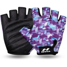 Deals, Discounts & Offers on  - [Size L] Nivia Diamond Gym & Fitness Gloves(Purple)