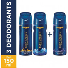 Deals, Discounts & Offers on  - Park Avenue Good Morning , Cool Blue & Storm Deodorant Spray - For Men(450 ml, Pack of 2)