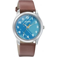 Deals, Discounts & Offers on Watches & Wallets - Sonata77106SL03 Analog Watch - For Men