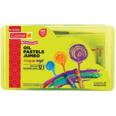 Deals, Discounts & Offers on Toys & Games - Camel Jumbo Oil Pastels 12 Shades(Multicolor)