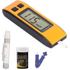 Deals, Discounts & Offers on Electronics - Control D Orange 50 Strips & Glucometer(Orange, Black)
