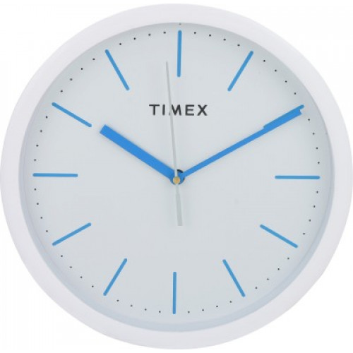 Timex Analog  cm X  cm Wall Clock(White, With Glass) - Deals,  Offers, Discounts, Coupons Online 