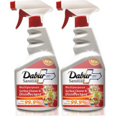 Deals, Discounts & Offers on  - Dabur Sanitize Multipurpose Surface Cleaner & Disinfectant - 450 ml(Pack of 2)(900 ml)