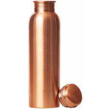 Deals, Discounts & Offers on  - VAPOK Pure Copper Bottle 1 Litre For Drinking Water Leak Proof and Joint Less 1000 ml Bottle(Pack of 1, Brown, Copper)