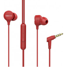 Deals, Discounts & Offers on Headphones - boAt Bassheads 103 Red Wired Headset with Mic(Red, In the Ear)