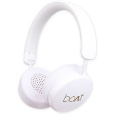 Deals, Discounts & Offers on Headphones - boAt RockerZ 440 Bluetooth Headset with Mic(Ivory White, Over the Ear)
