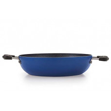 Deals, Discounts & Offers on Home & Kitchen - Tosaa 3mm Granite Coating Non-Stick Kadhai, 24cm, (Induction and Gas Compatible), Blue