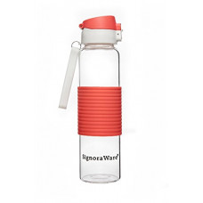 Deals, Discounts & Offers on Home & Kitchen - Signoraware Aqua Flip Top Glass Water Bottle, 350ml/18mm, Red