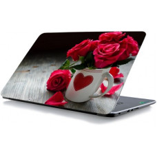 Deals, Discounts & Offers on Computers & Peripherals - Radanya Red Rose Printed Laptop Skin 62195 Vinyl Laptop Decal 15.6