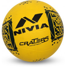 Deals, Discounts & Offers on Auto & Sports - Nivia Crater (matrix) Volleyball - Size: 4(Pack of 1, Yellow)