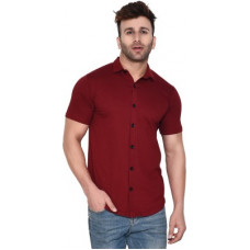 Deals, Discounts & Offers on Men - [Size S] GeumMen Solid Casual Spread Shirt