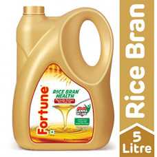 Deals, Discounts & Offers on Grocery & Gourmet Foods -  Fortune Rice Bran Health Oil, 5L