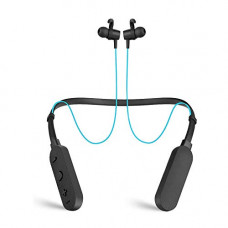 Deals, Discounts & Offers on  - Nu Republic Rebop 2 in-Ear Bluetooth Neckband Earphones with Vibration Notification, 12 hrs Battery Life, Foldable Design, in-Line Controls with Mic-Blue & Black